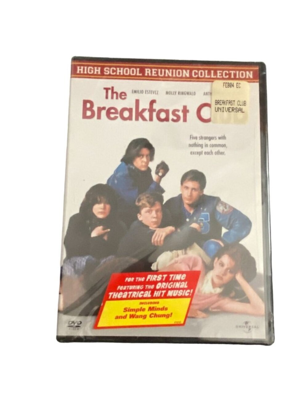 The Breakfast Club DVD High School Reunion Collection 2003 Original Music NEW
